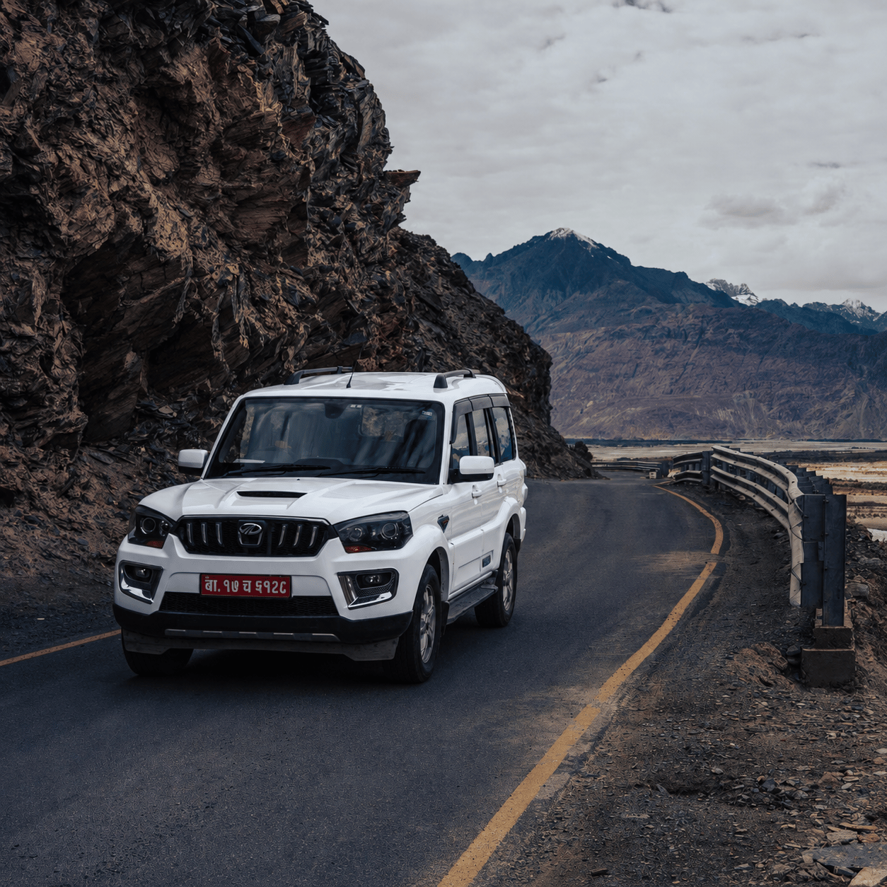 Mahindra Scorpio-N 4x4 SUV available for vehicle rental in Nepal